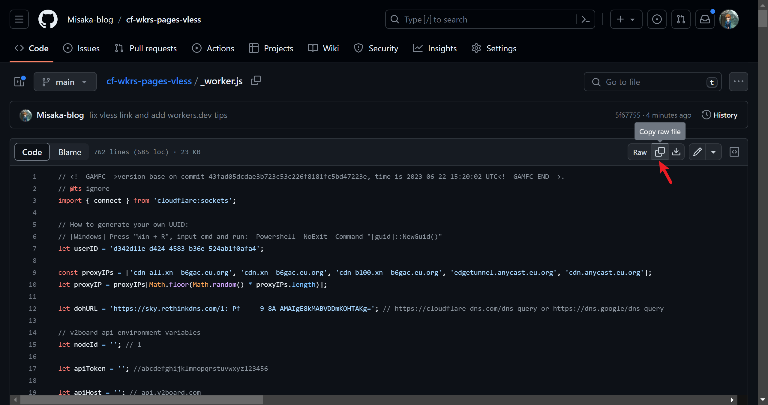 CloudFlare-vless