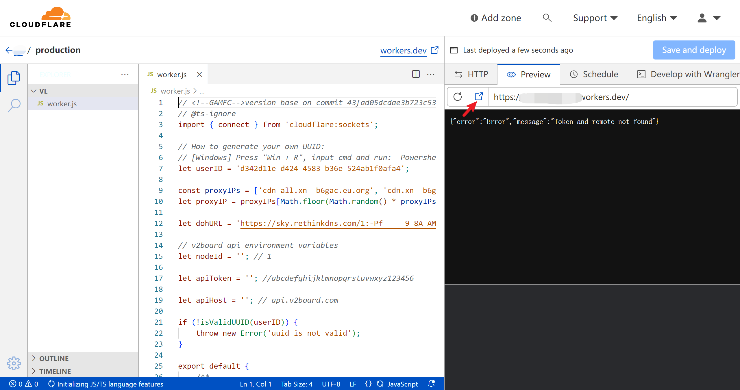 CloudFlare-vless